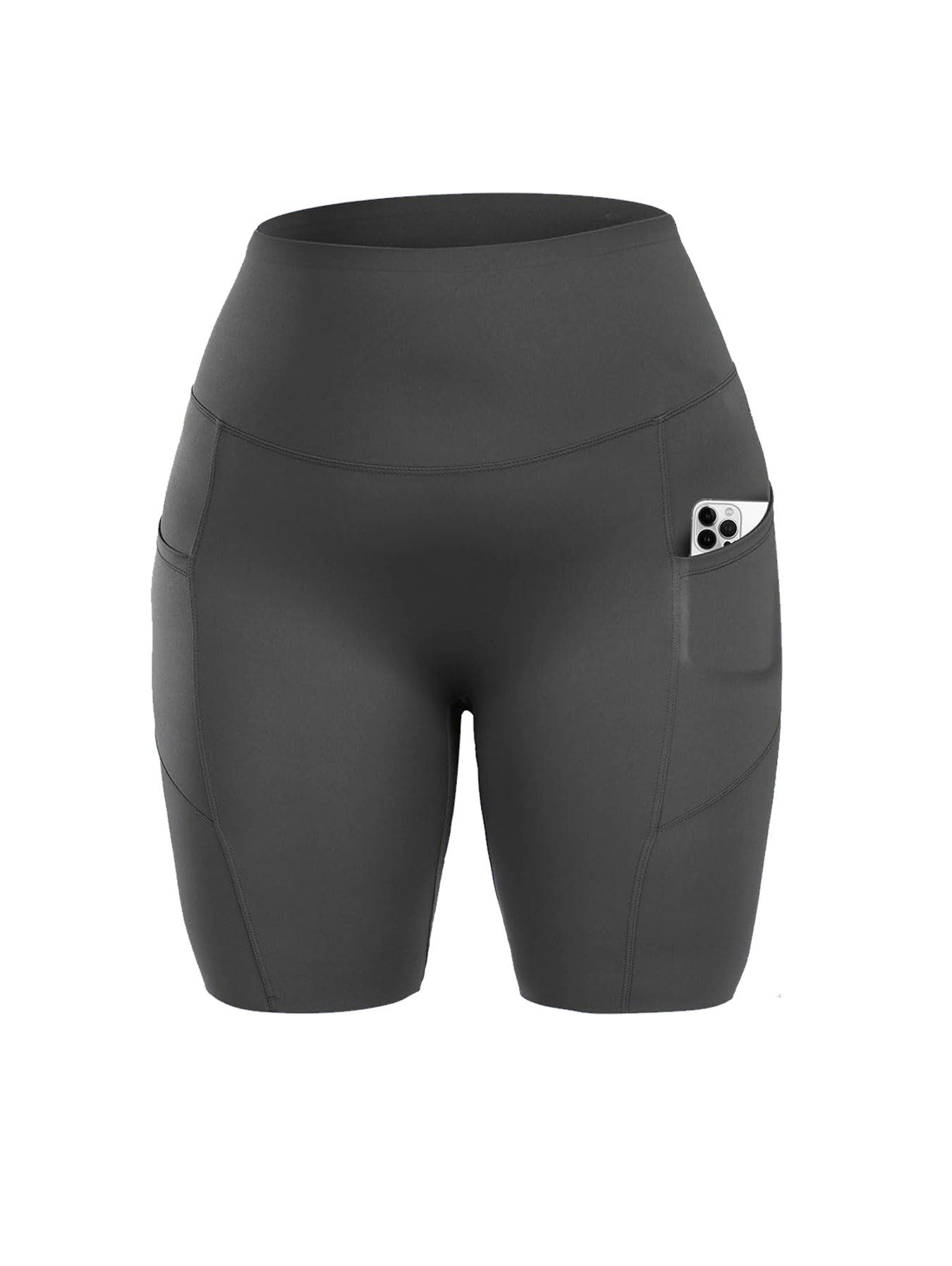 Set Of 3 - Yoga Pants - Three Points High Waist To Tuck The Abdomen